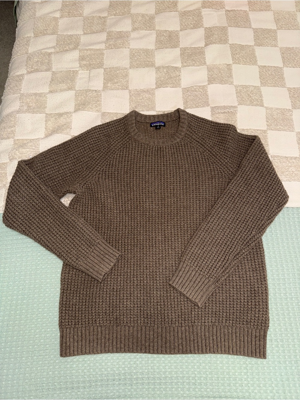Patagonia Men's Recycled Wool Waffle Knit Sweater size M‎